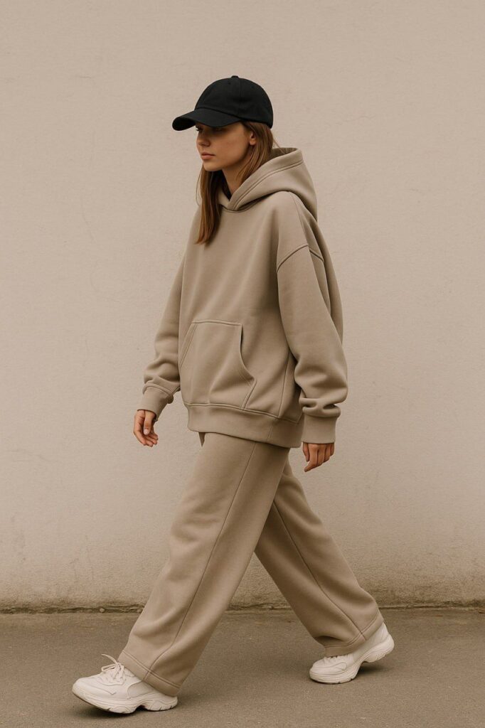 طقم أوفرسايز بيج — الراحة الفاخرة 🤍